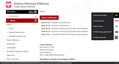Desktop Screenshot of bip.wolanow.pl